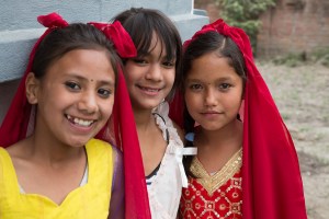 Anjali (left), Sneha (middle), Simran (right)