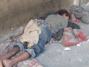 Enfants des rues, Népal